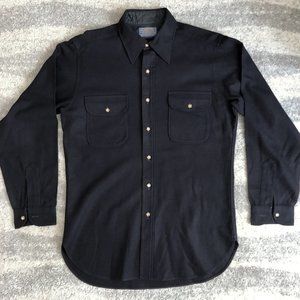 Pendleton Men’s Vintage Wool Shirt Medium Blue